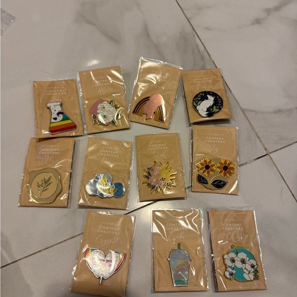 Archer and Olive bundle Enamel Pin Set #12